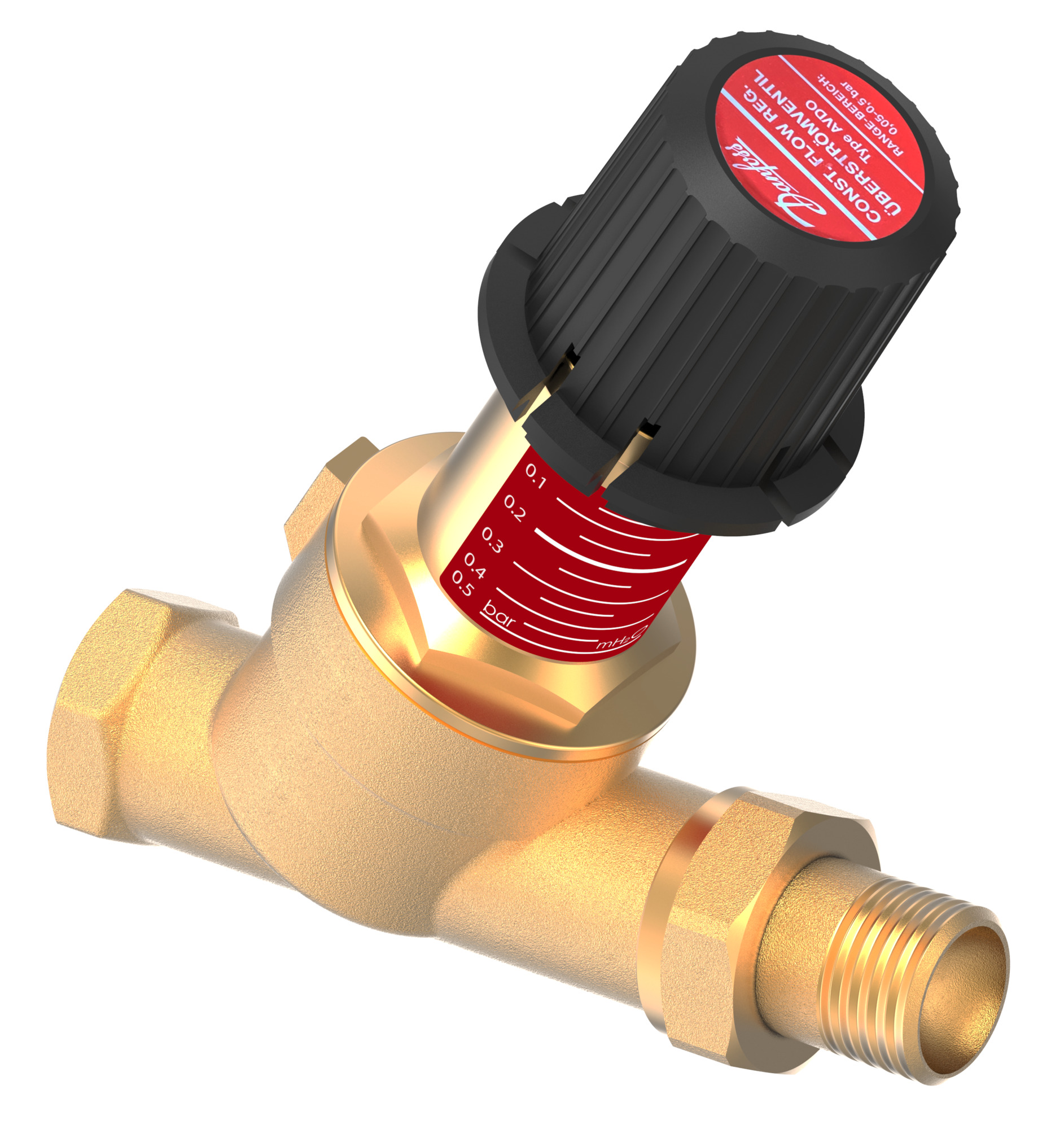 AVDO, DN 15, Düz, İçten diş, Dıştan diş