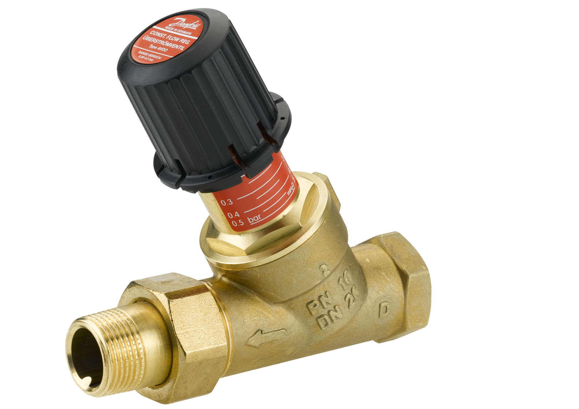 AVDO, DN 20, Düz, İçten diş, Dıştan diş