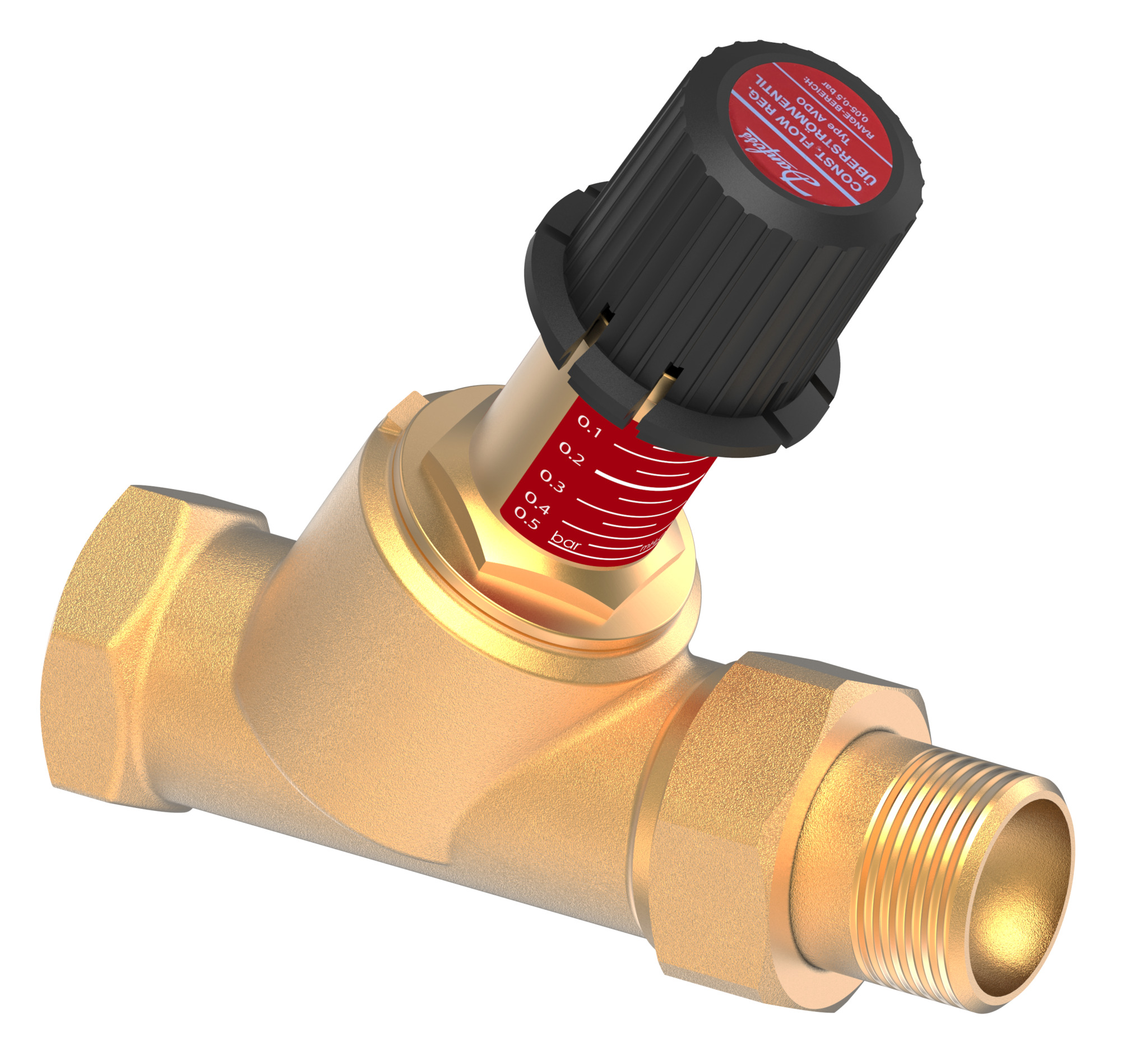 AVDO, DN 25, Düz, İçten diş, Dıştan diş