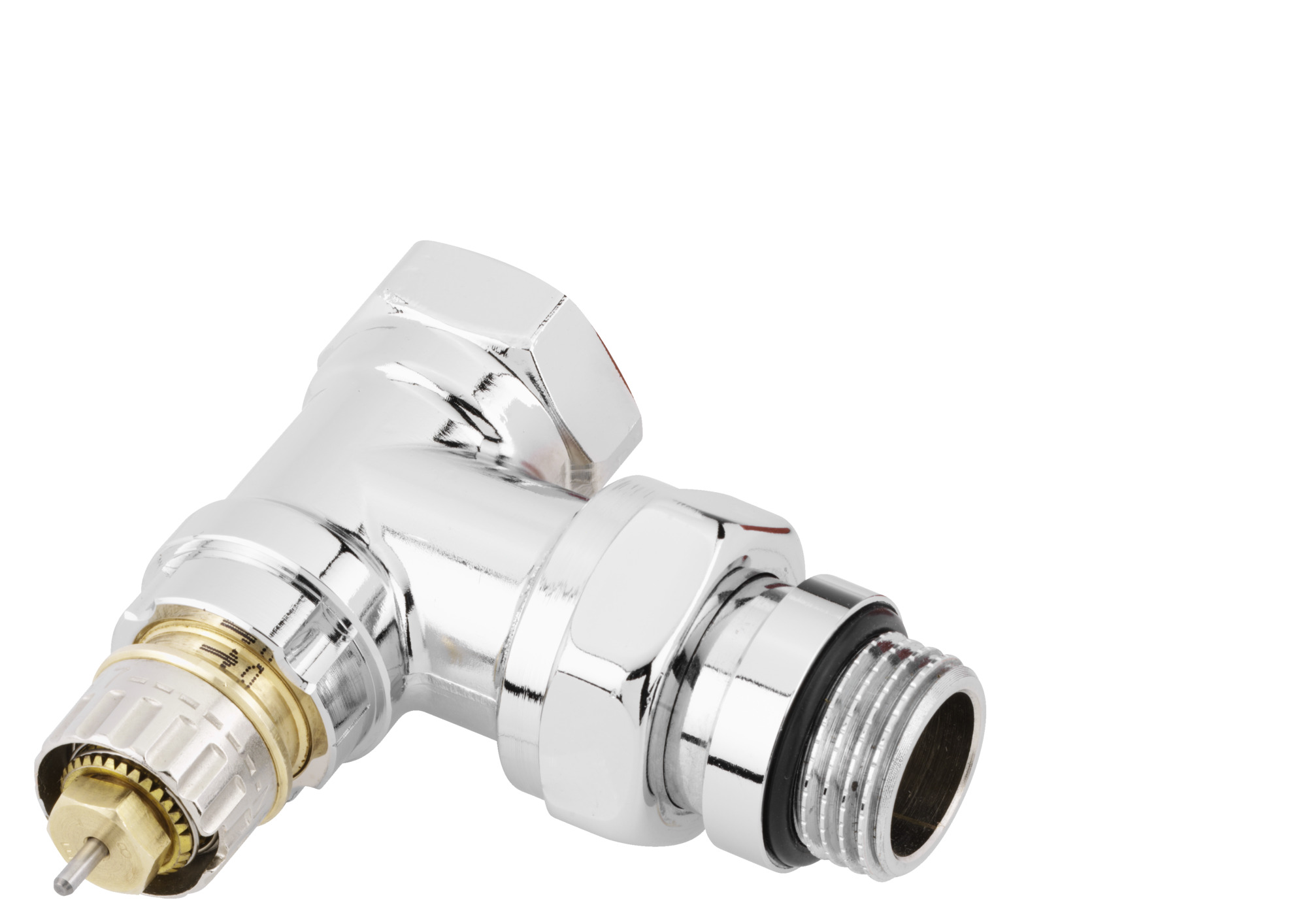 RA-NCX, Normal akış, DN 15, Köşe, D, Krom