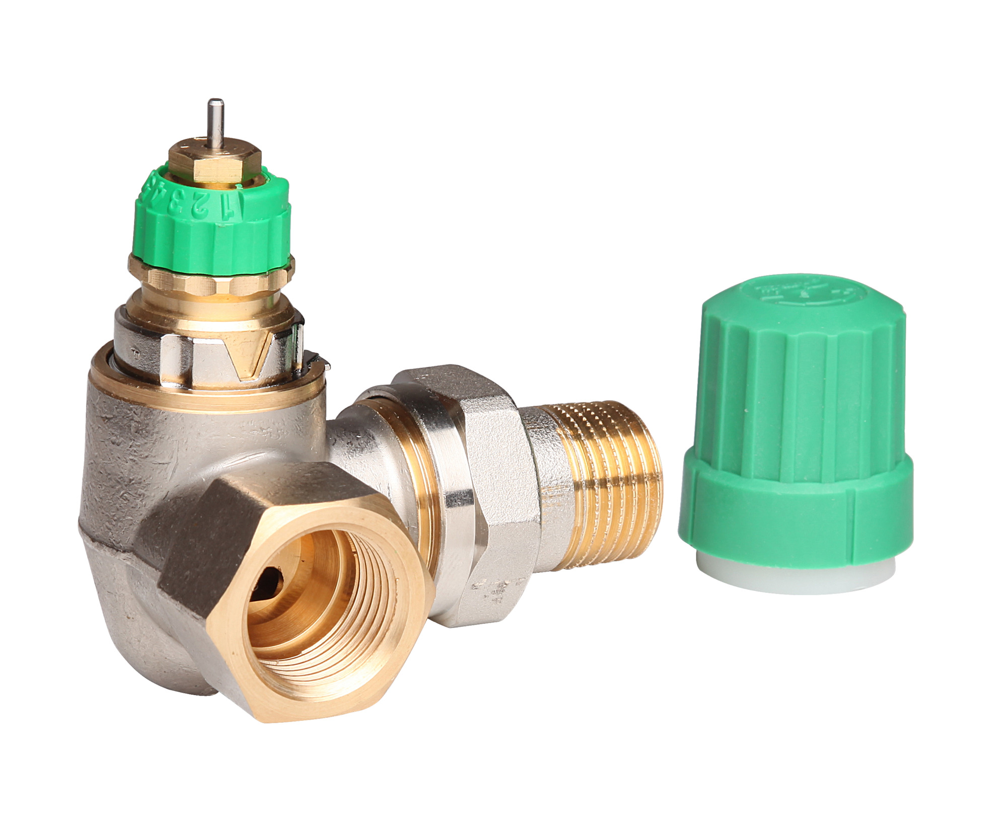 RA-DV, Dinamik (basınçtan bağımsız), DN 15, Çift sola köşe