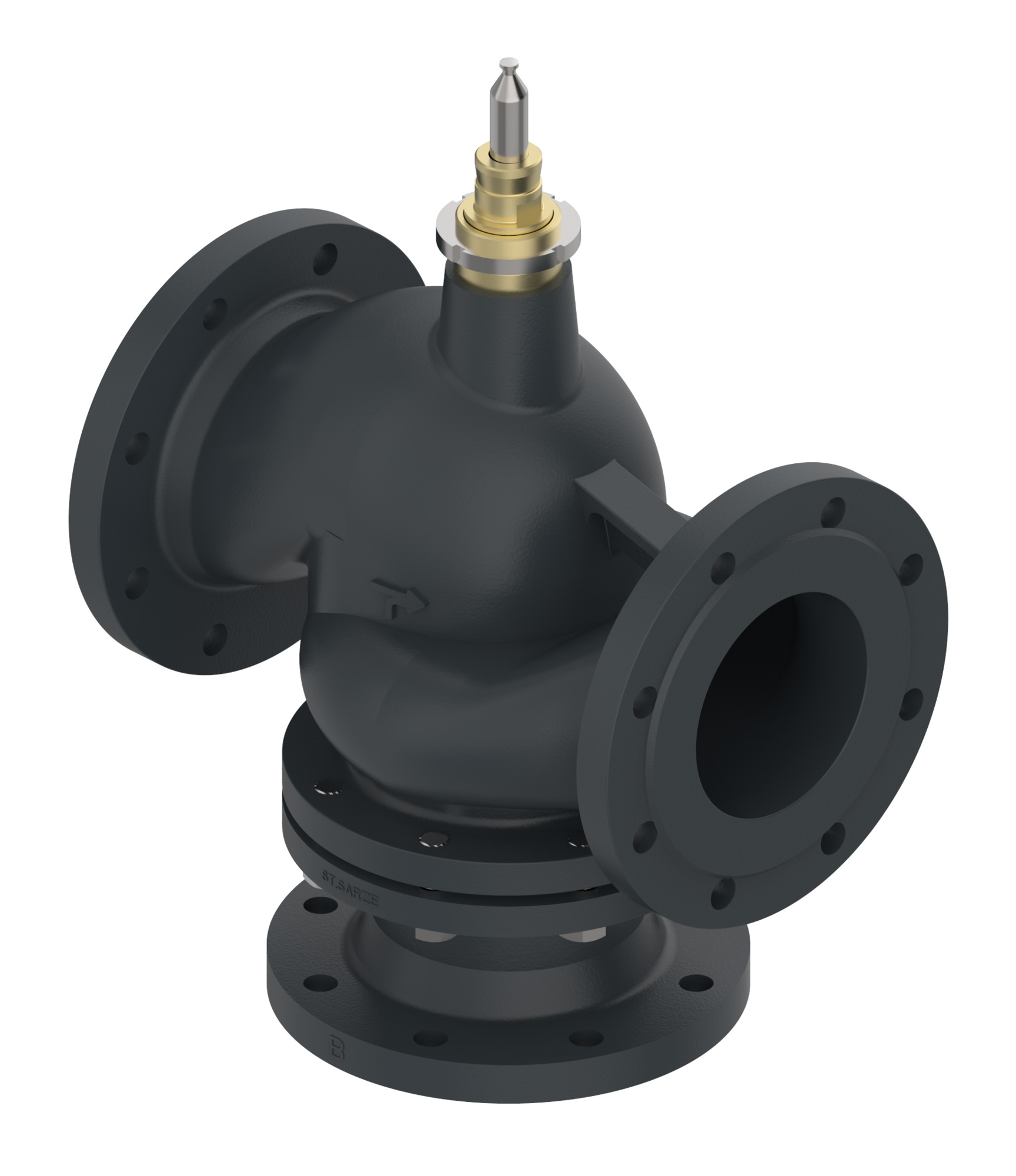 VF 3 PN16 125/220 3 yollu yataklı flanş