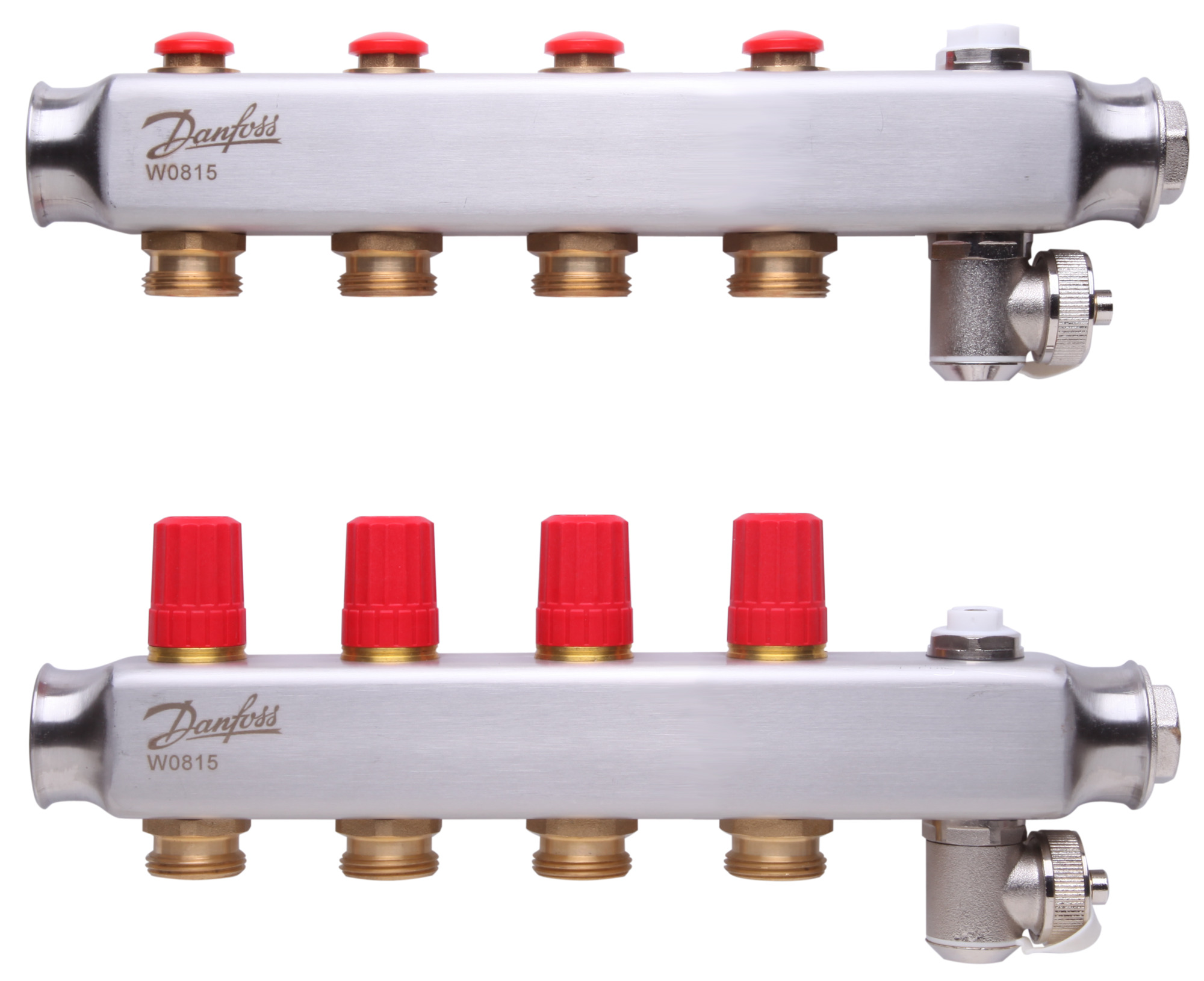 Paslanmaz çelik, Yerden ısıtma manifold bağlantı ağzı [devre] [Maks.]: 4, 10 bar