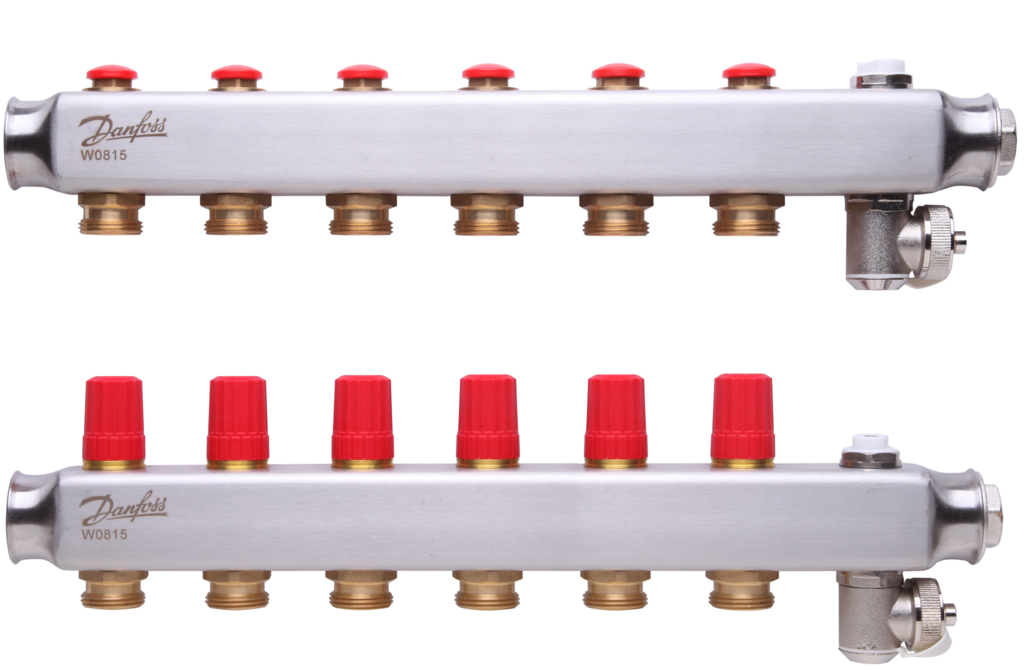 Paslanmaz çelik, Yerden ısıtma manifold bağlantı ağzı [devre] [Maks.]: 6, 10 bar