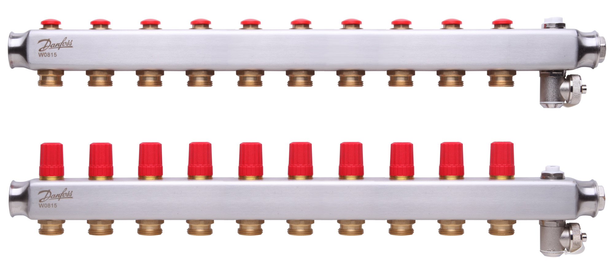 Paslanmaz çelik, Yerden ısıtma manifold bağlantı ağzı [devre] [Maks.]: 10, 10 bar