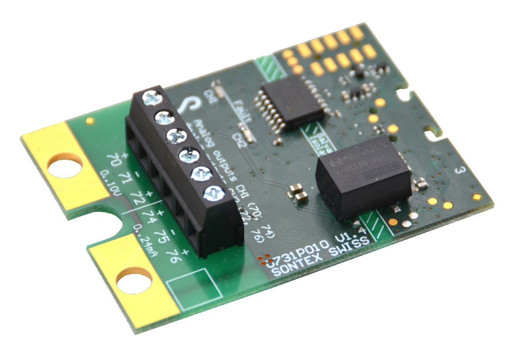 Energy meters, For product type: Supercal 5, AO module 0-24mA, 0-10V for Supercal 5